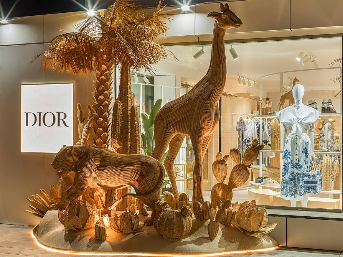 Tienda “resort” de Dior en Ibiza (España).