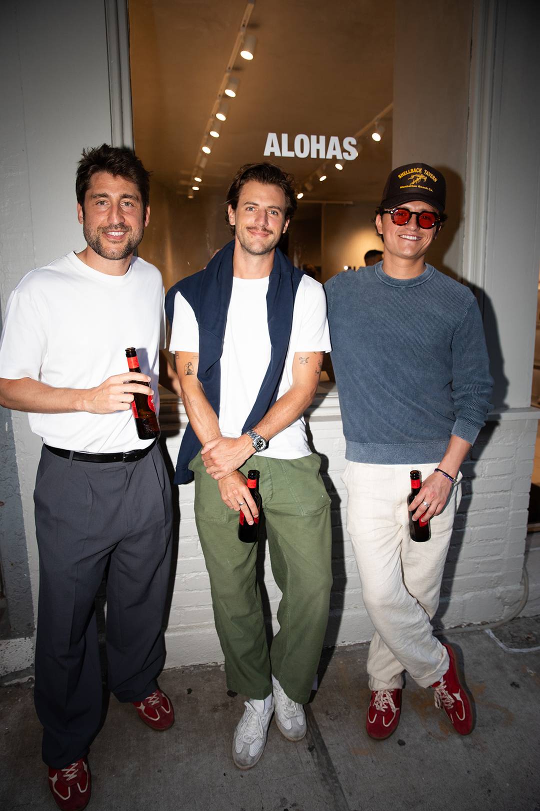 Opening party of the Alohas store in New York (United States).