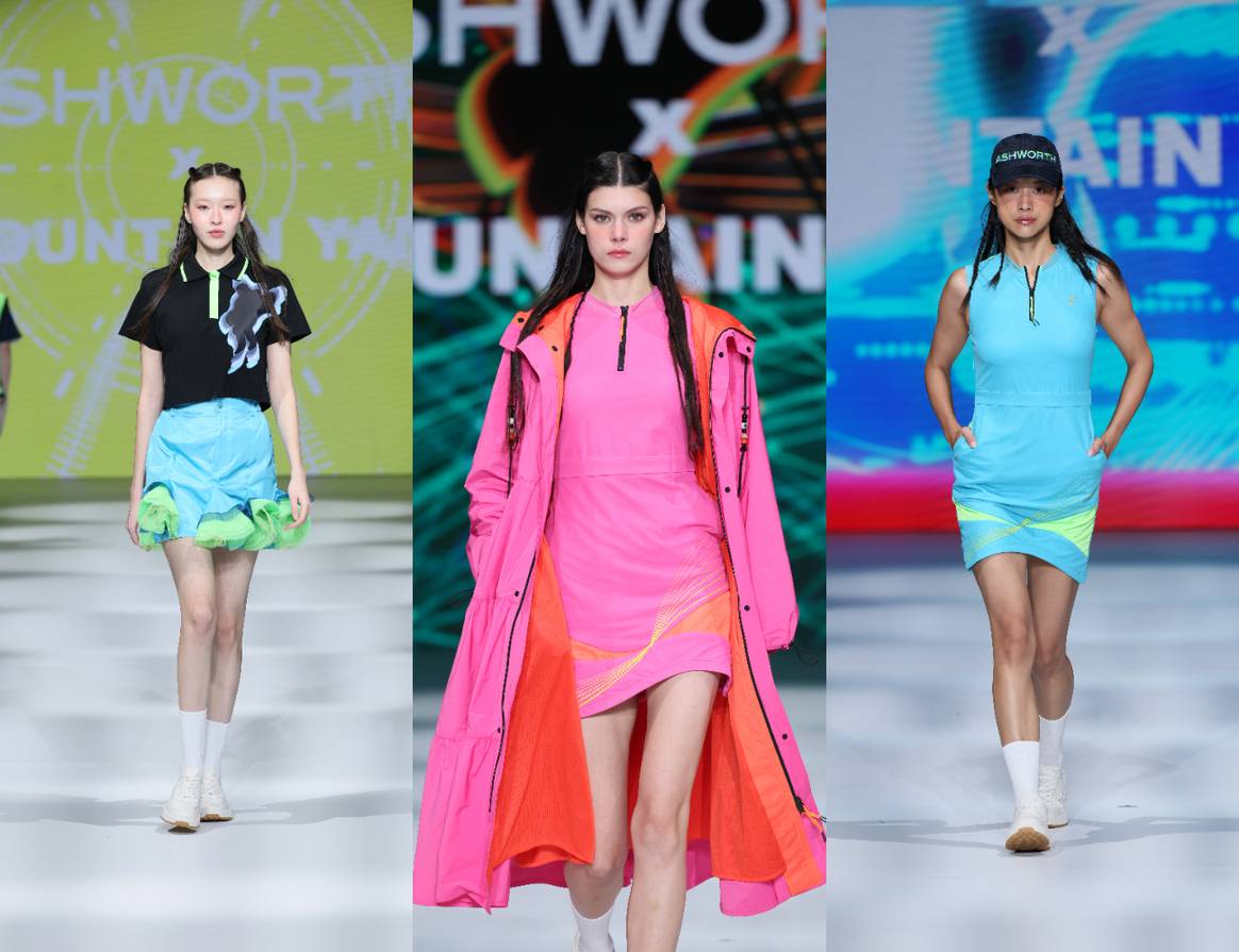 Mountain Yam x Ashworth's runway show at Centrestage Hong Kong 2024.