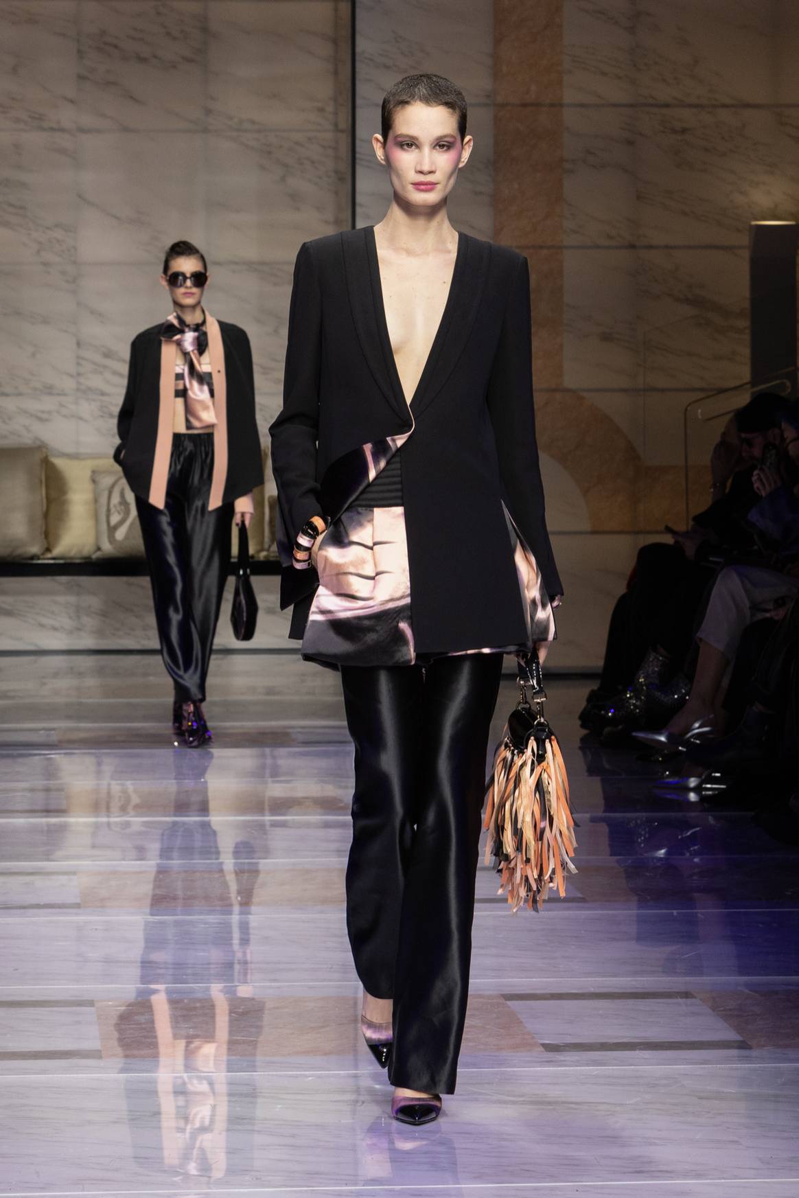 Giorgio Armani donna FW 23, courtesy of Giorgio Armani