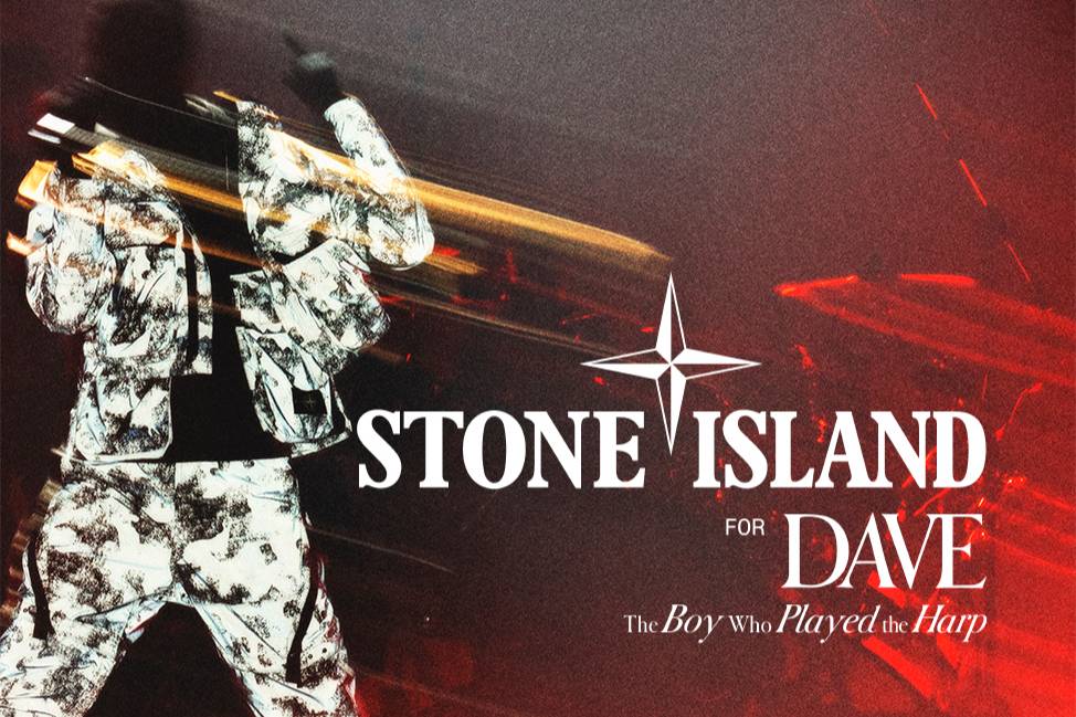 Stone Island svela l'esclusivo guardaroba per il tour 2026 'The Boy Who Played the Harp' di Dave.