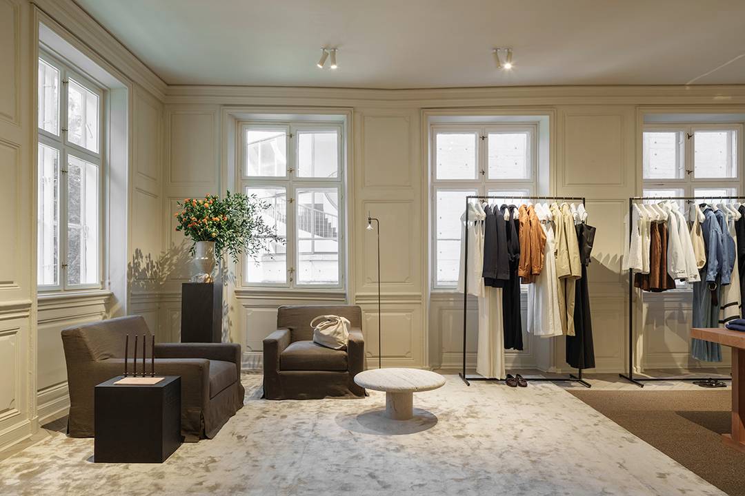 Negozio Massimo Dutti al numero 35 di via Østergade a Copenaghen (Danimarca).