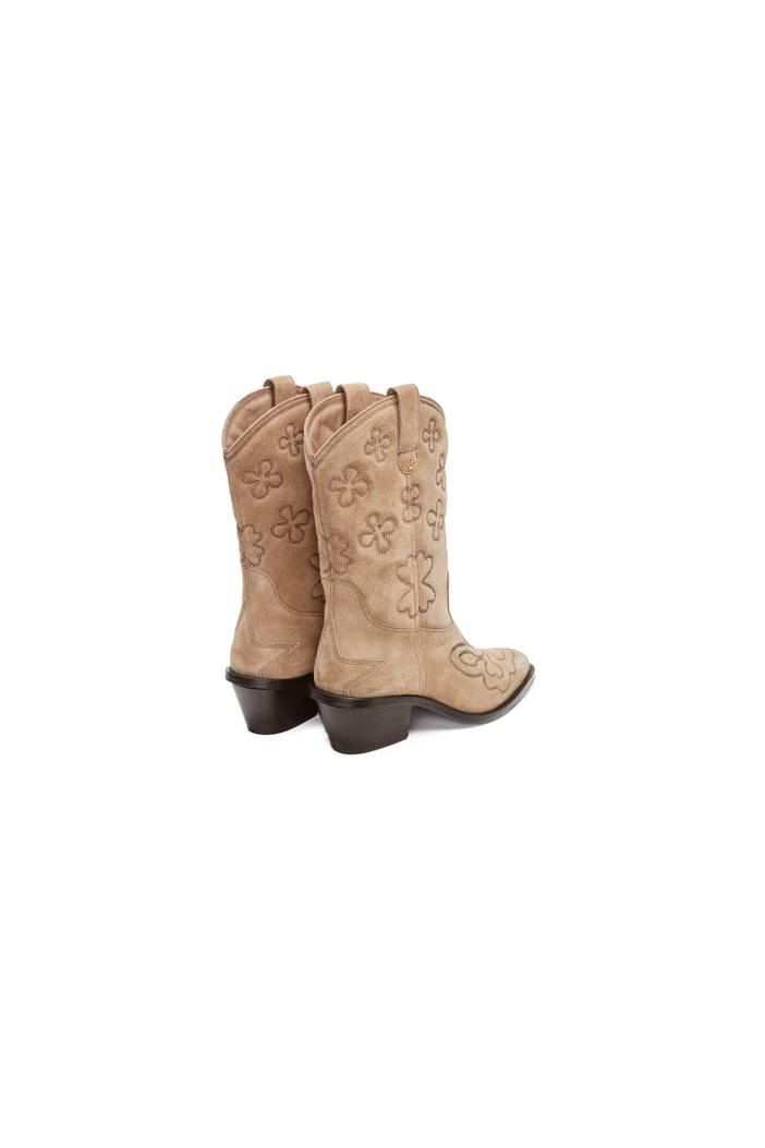 Jolly Mid High Embroidery Boot | Fabienne Chapot