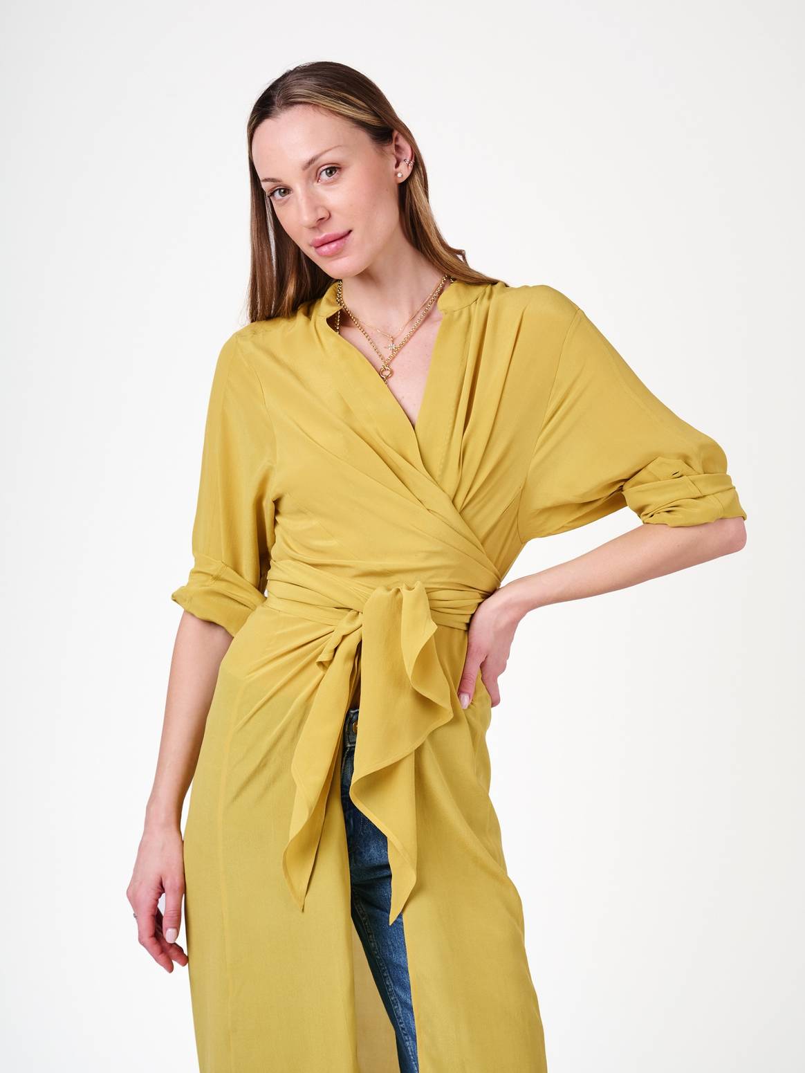 amanda wakeley green dress Green Lace Panel Tulle Midi Dress