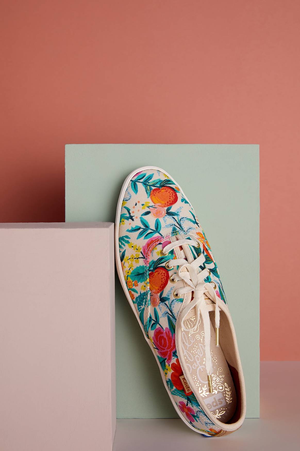 Keds reintroduces vintage styles in new collaboration with Rifle Paper Co.