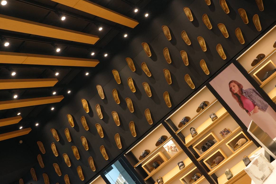 Su icónica suela como decoración