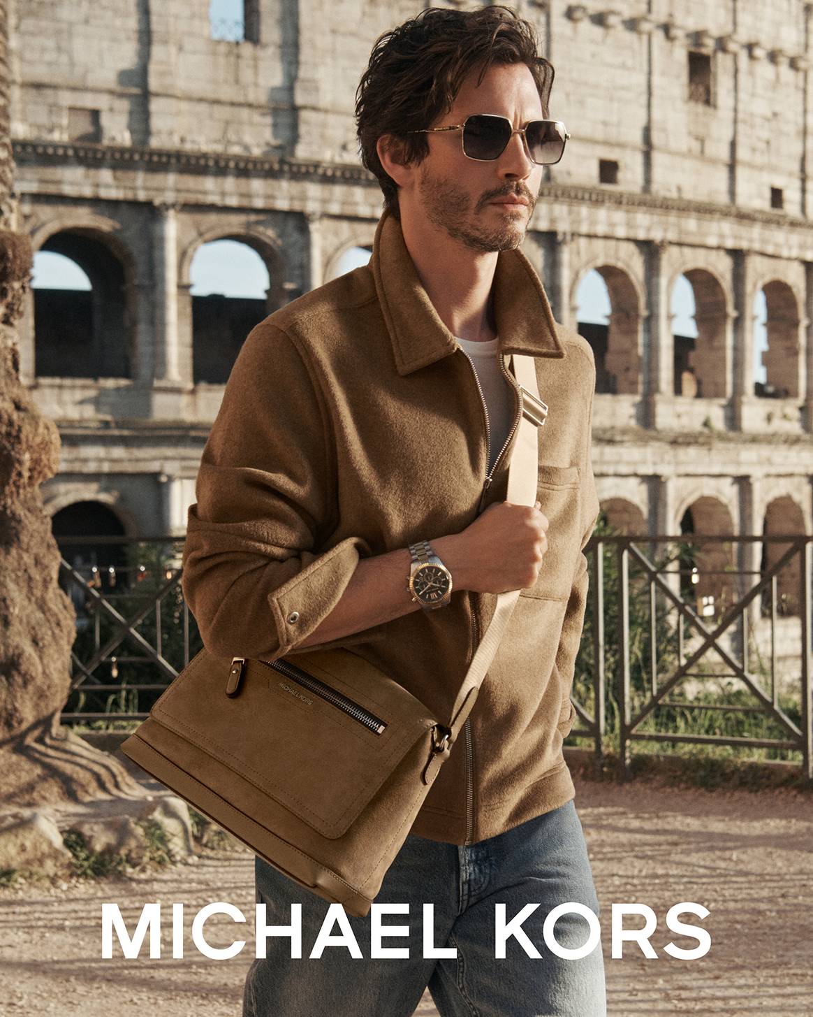 Michael Michael Kors Fall 2025 campaign starring Logan Lerman.
