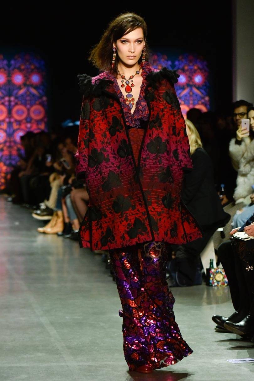 Anna Sui and Rosie Assoulin prove bold colors and patterns are for fall/winter