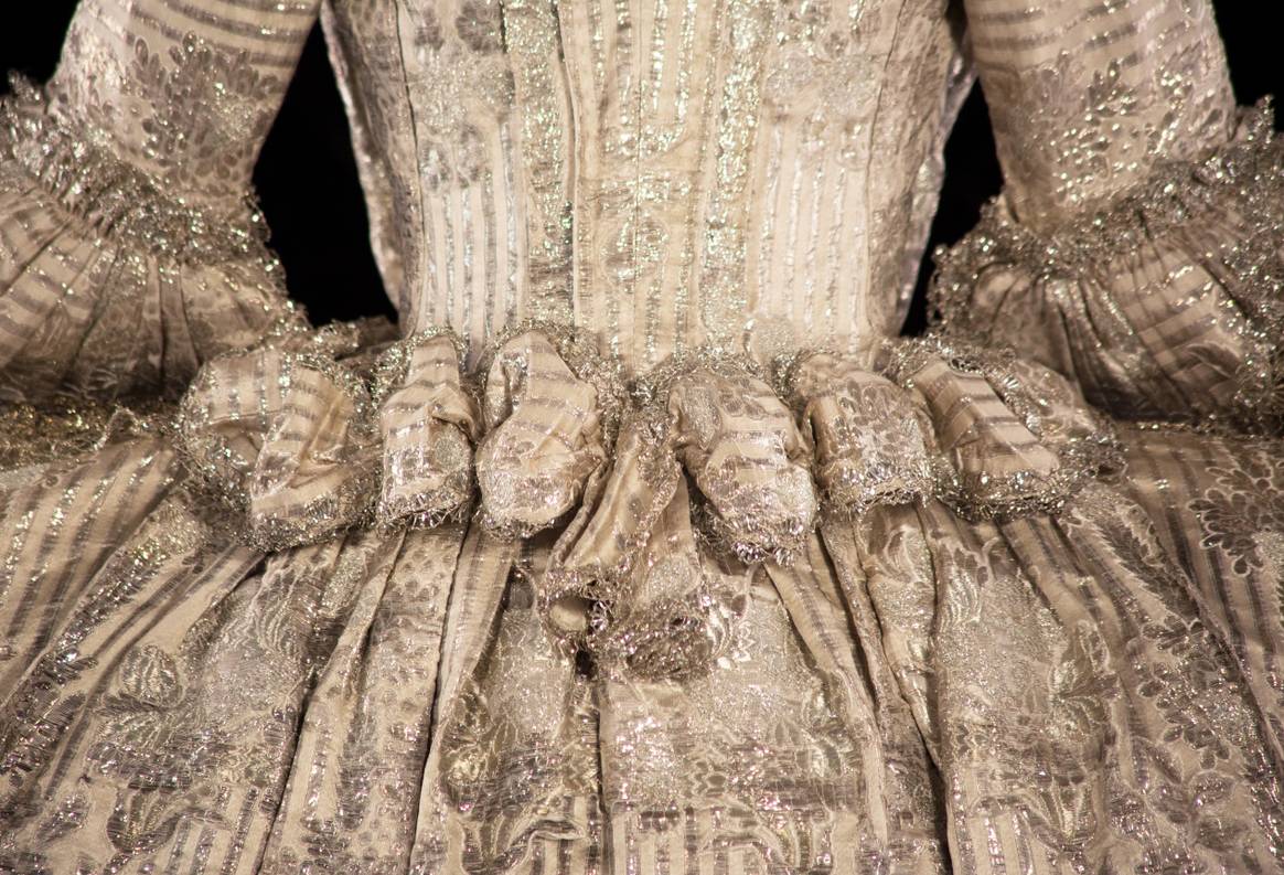 Image: Historic Royal Palaces; Rockingham mantua detail