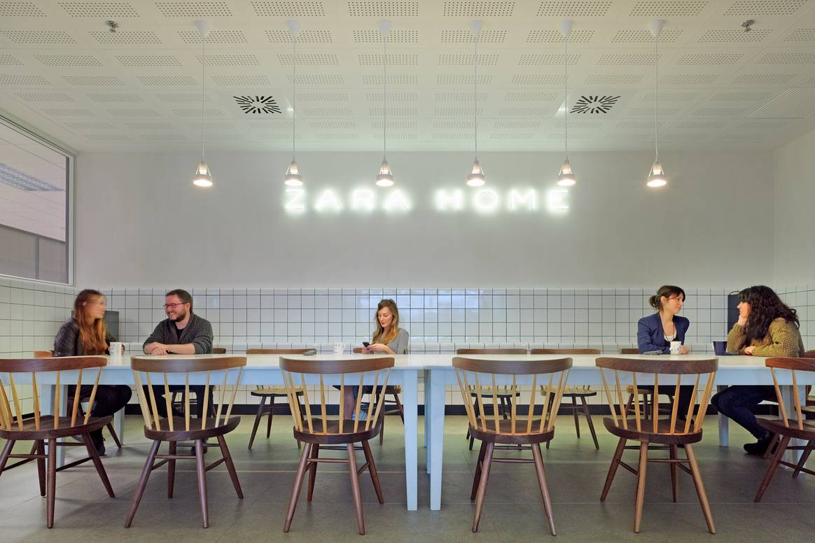 Credits: Bild eines Zimmers in den Zara Home Büros. Credit: Inditex Media Library.
