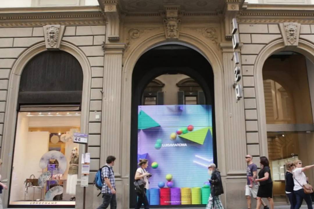 Lo storico negozio Luisa Via Roma a Firenze