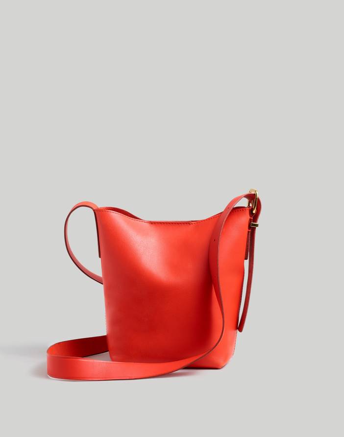 The Essential Mini Bucket Tote in Leather | Madewell