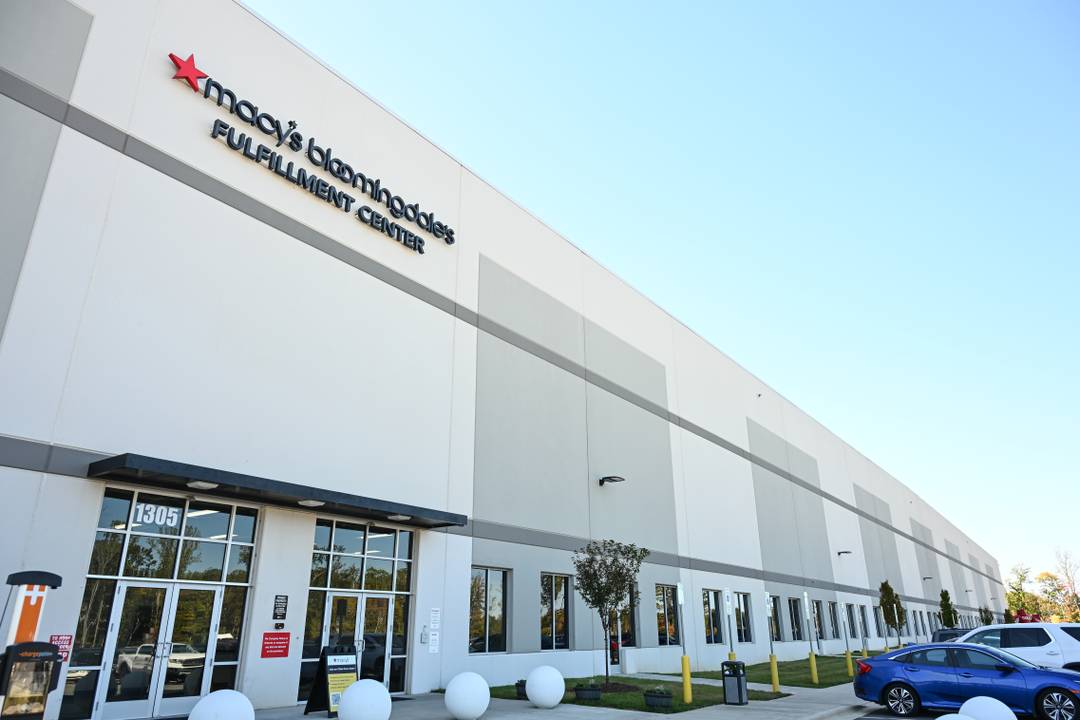 Macy’s opens new automated fulfillment center in China Grove, North Carolina.