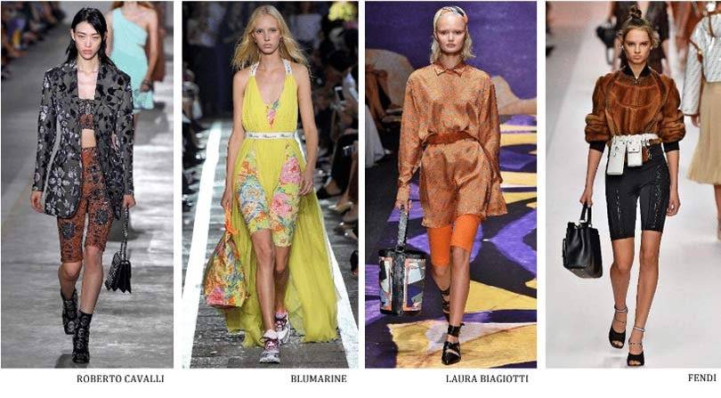 "Велосипедки" и широкие плечи. Лондон, Нью-Йорк, Милан, Париж SS 2019: обзор трендов