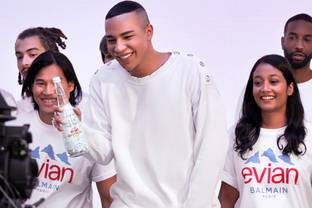 Evian x Balmain : une collaboration spéciale à l’approche de la Fashion Week de Paris 