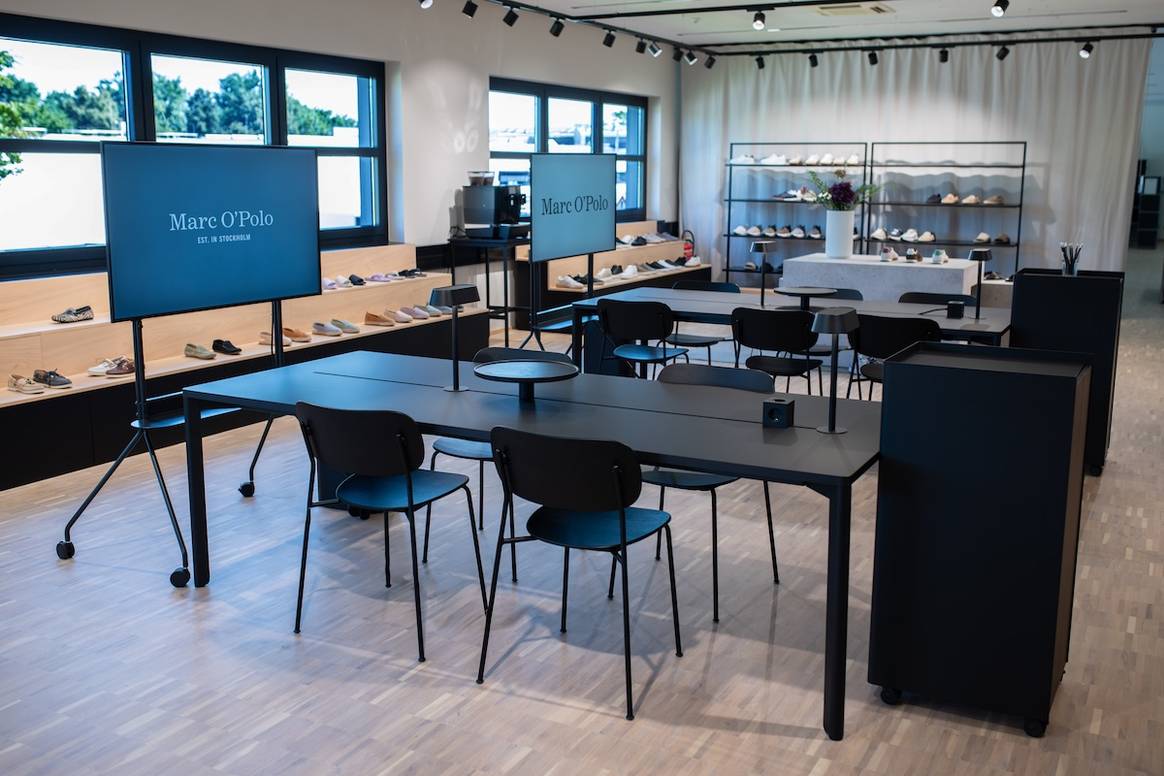 Der Showroom von Marc O'Polo Shoes in Stephanskirchen