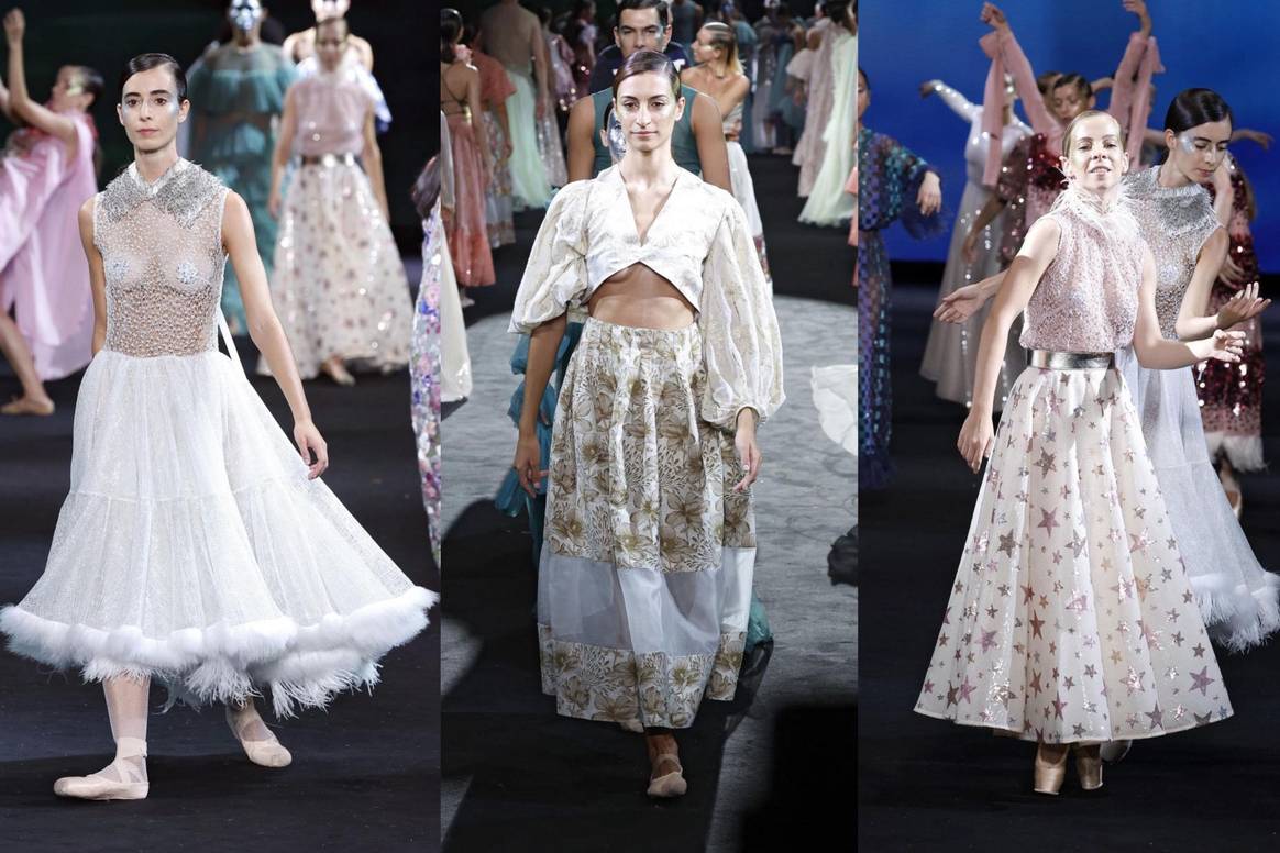 Imágenes colección SS23 “Estonia” de Duyos en MBFW Madrid, por cortesía de Ifema