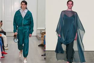 Gespot op de catwalk: WGSN en Coloro’s kleur van het jaar 2026 ‘Transformative Teal’ 