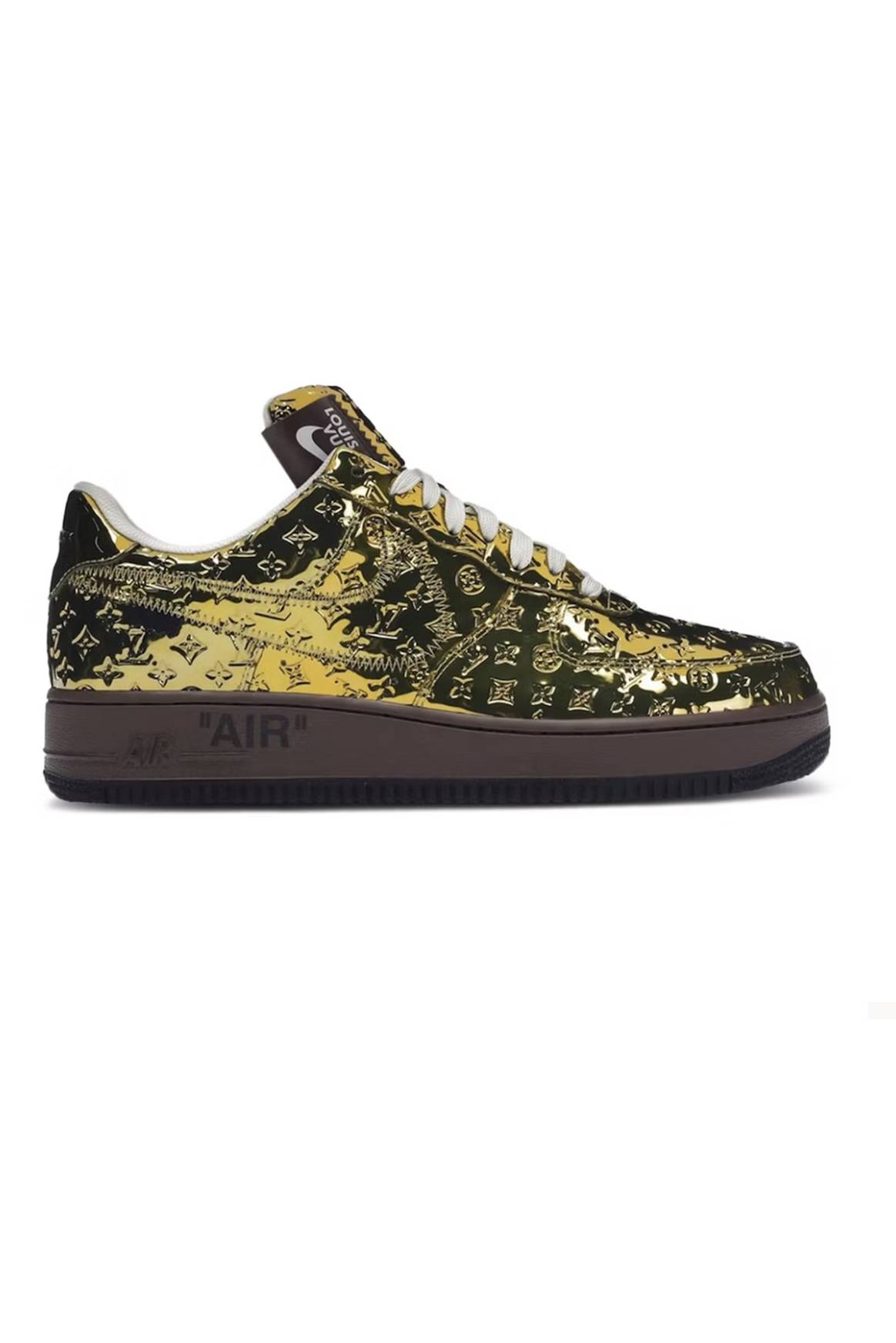 Nike Air Force 1 Low X Louis Vuitton By Virgil Abloh Metallic Gold