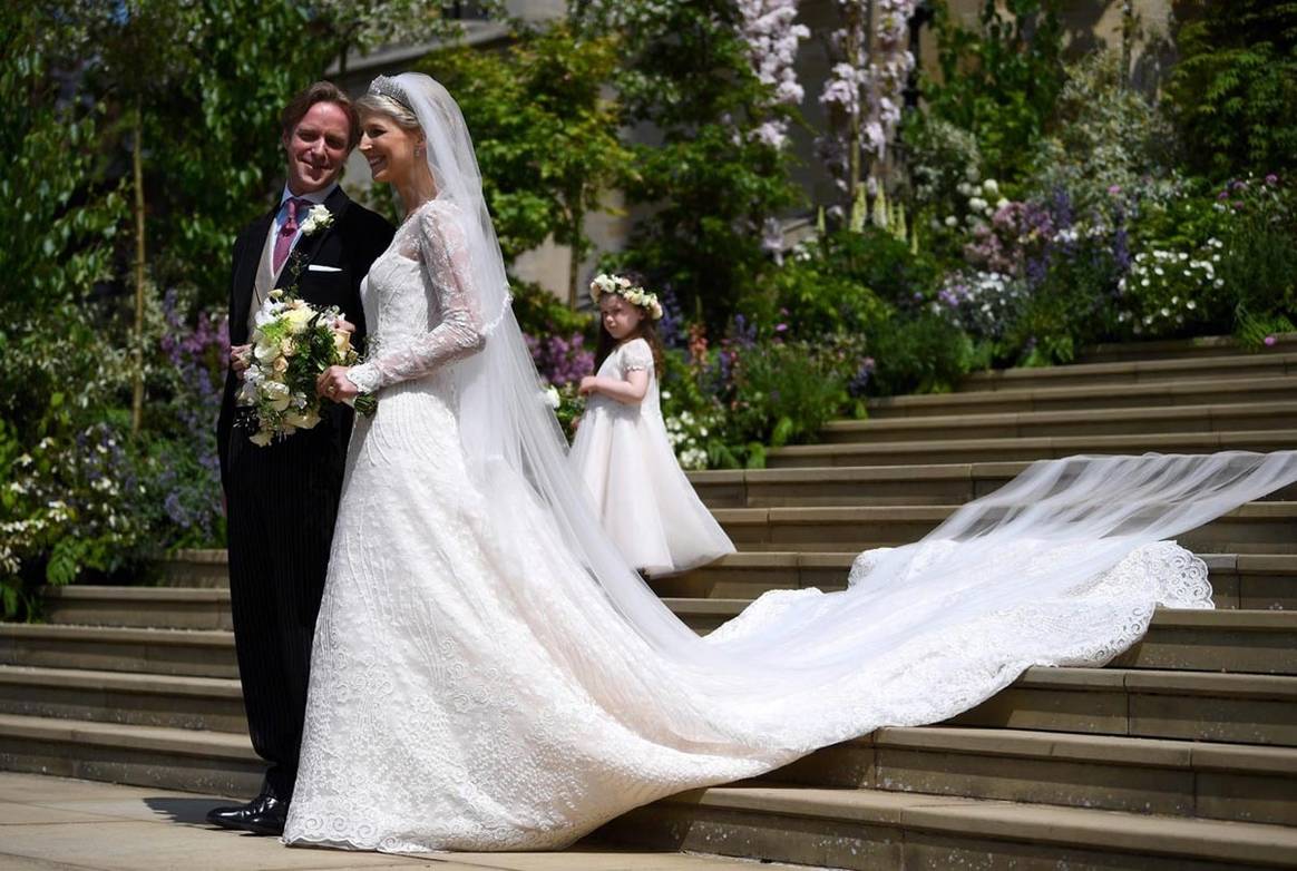 Lady Gabriella Windsor weds in Luisa Beccaria