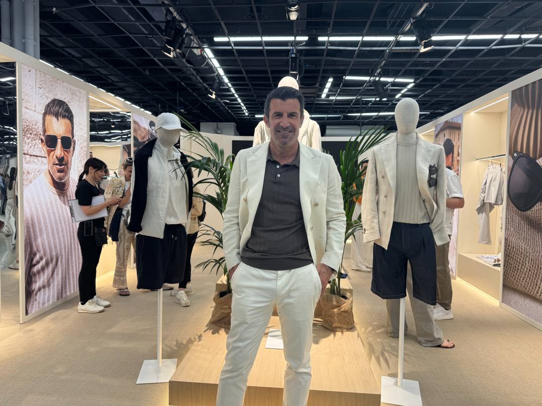Former professional footballer and brand founder Luis Figo