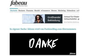 FashionMag übernimmt Fabeau