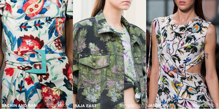 Tendances des Imprimés pour Femmes, Printemps/Eté 2018