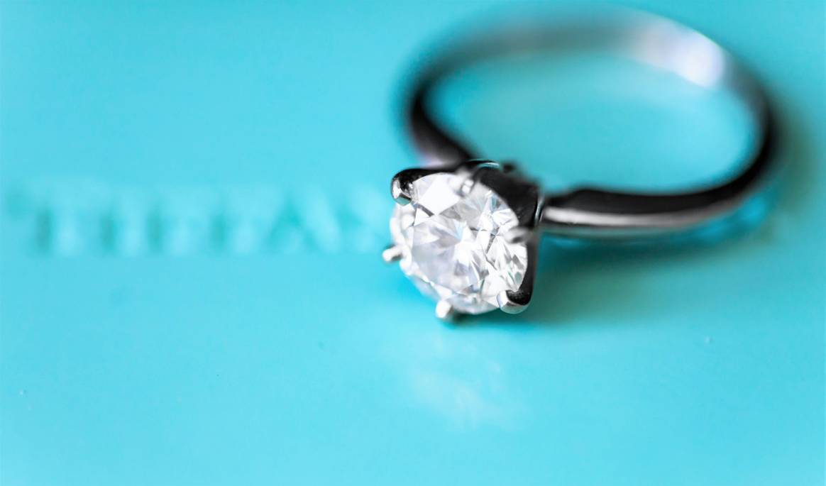 Tiffany & Co. ring.