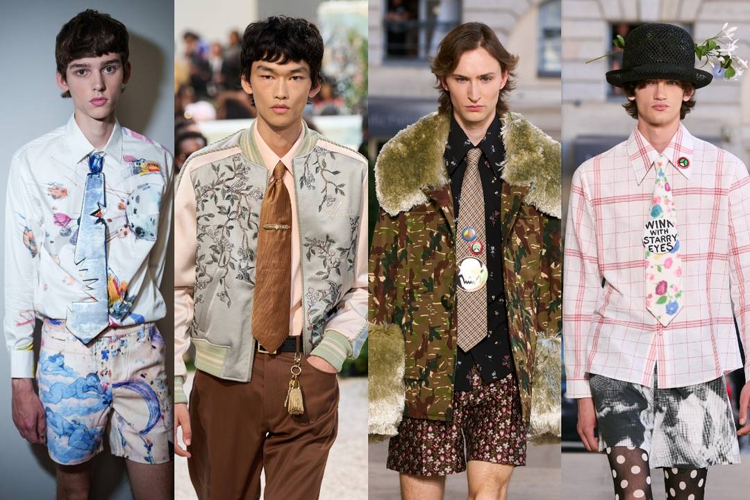 Kidsuper, Amiri e Walter van Beirendonck (entrambi a destra)