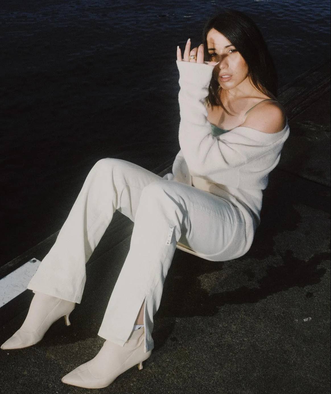 Idina and Nadia’s Eveningwear founder Nadine Bejou