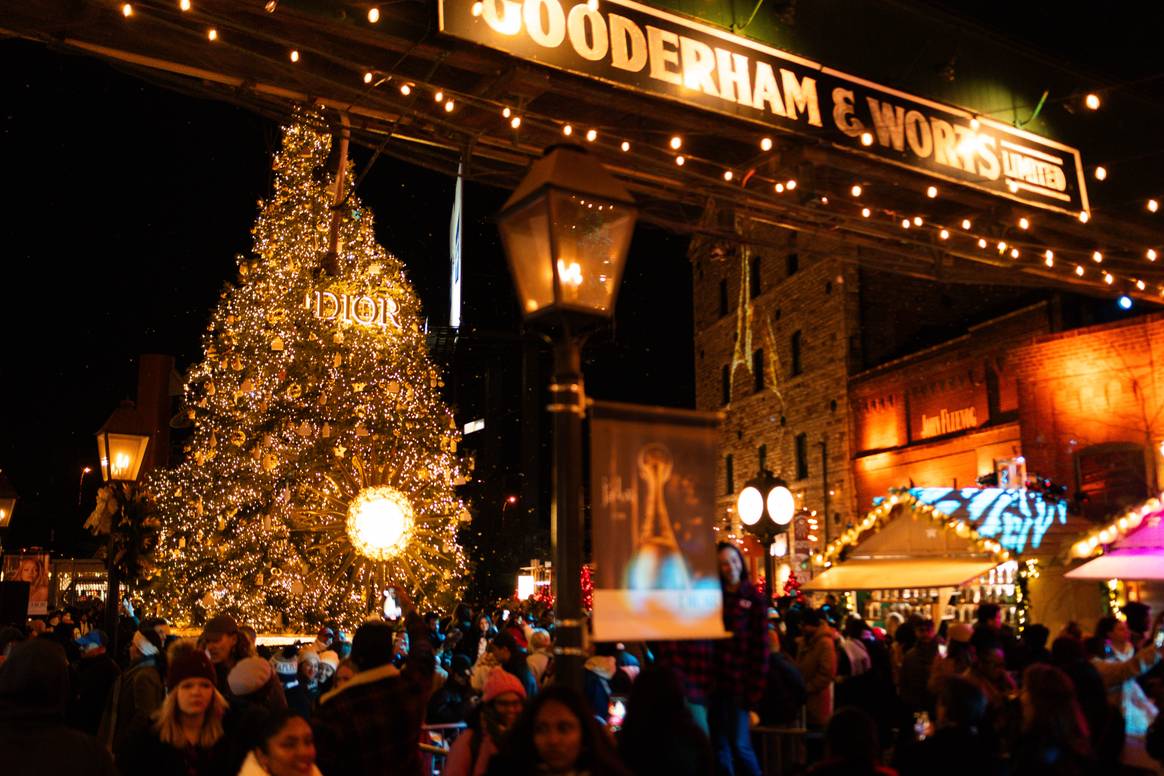 The Distillery Winter Village in Toronto, Kanada