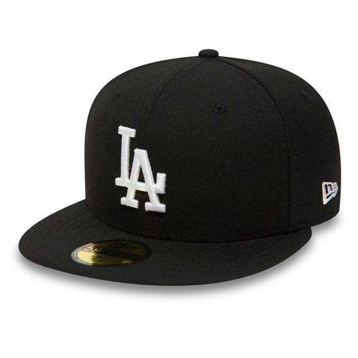 LA Dodgers Essential Black 59FIFTY Cap newera adult unisex Black newera adult unisex Black newera adult unisex Black newera adult unisex Black | new era