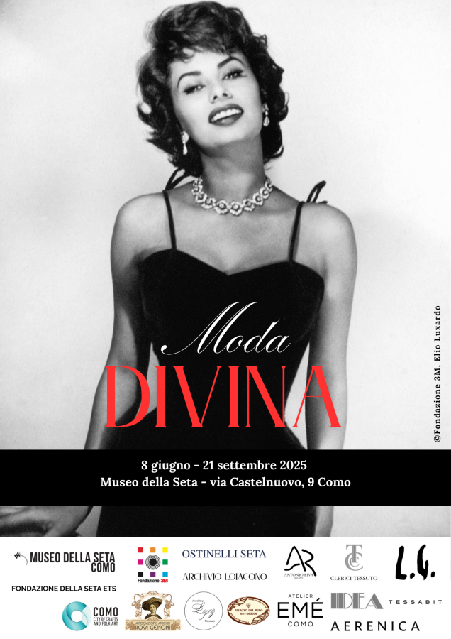 La locandina della mostra Moda divina