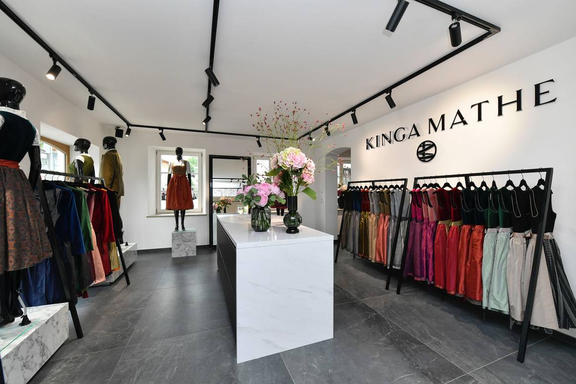 first Kinga Mathe flagship store