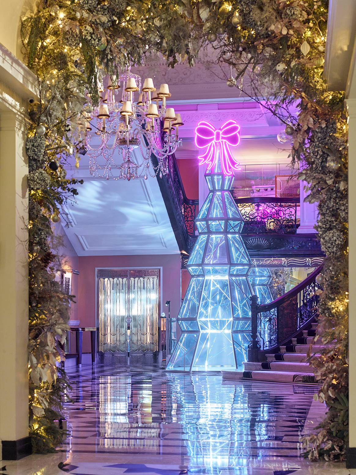 Claridge's unveils 2022 designer Christmas tree