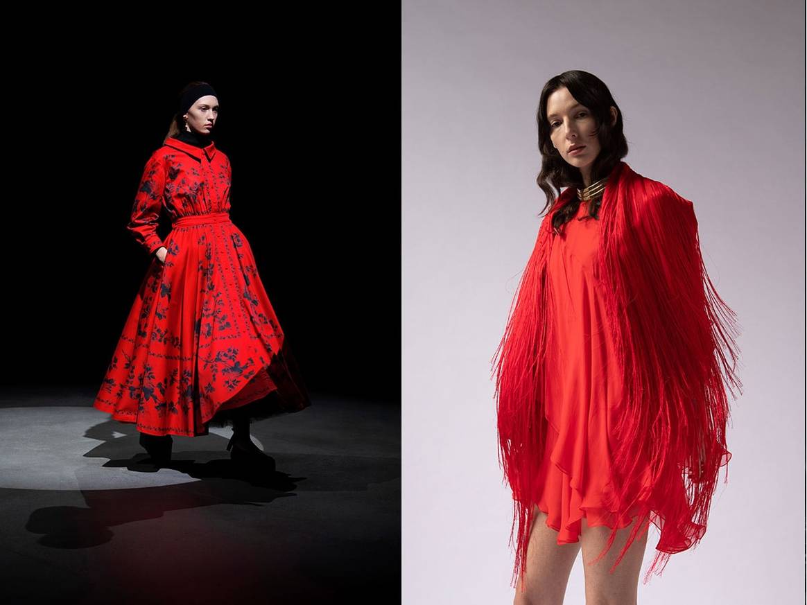 Crédito de foto: Cortesía de Erdem & Sharon Wauchob FW21 © Catwalkpictures.com