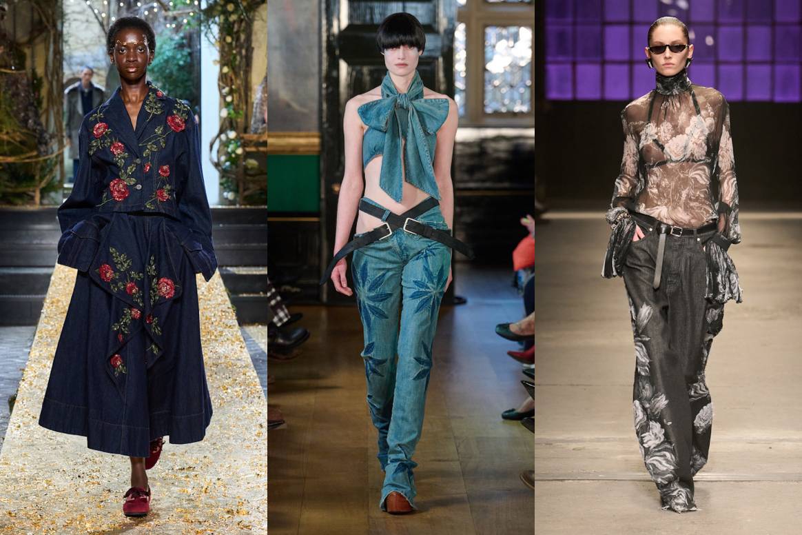 FW26 (from left to right): Antonio Marras, Masha Popova and Roberto Cavalli
