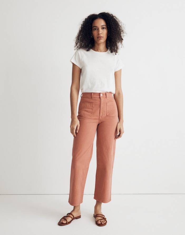 Tall Emmett 2.0 Wide-Leg Crop Pants | Madewell