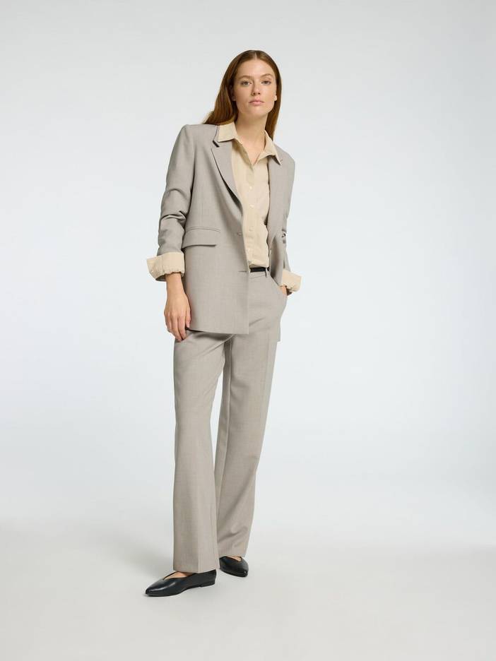 Tailored Wide Leg Broek | Selected-Femme