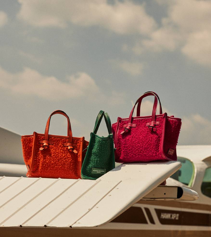 Imagen campaña Marcella bags de Gianni Chiarini