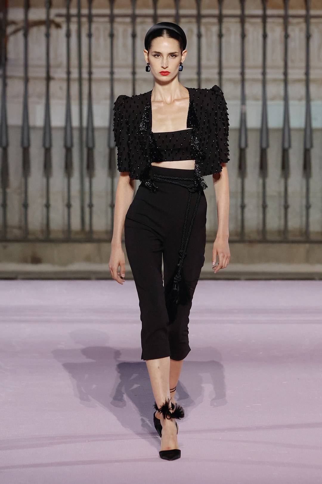 Carolina Herrera, presentazione in Plaza Mayor a Madrid della collezione Primavera/Estate 2026.