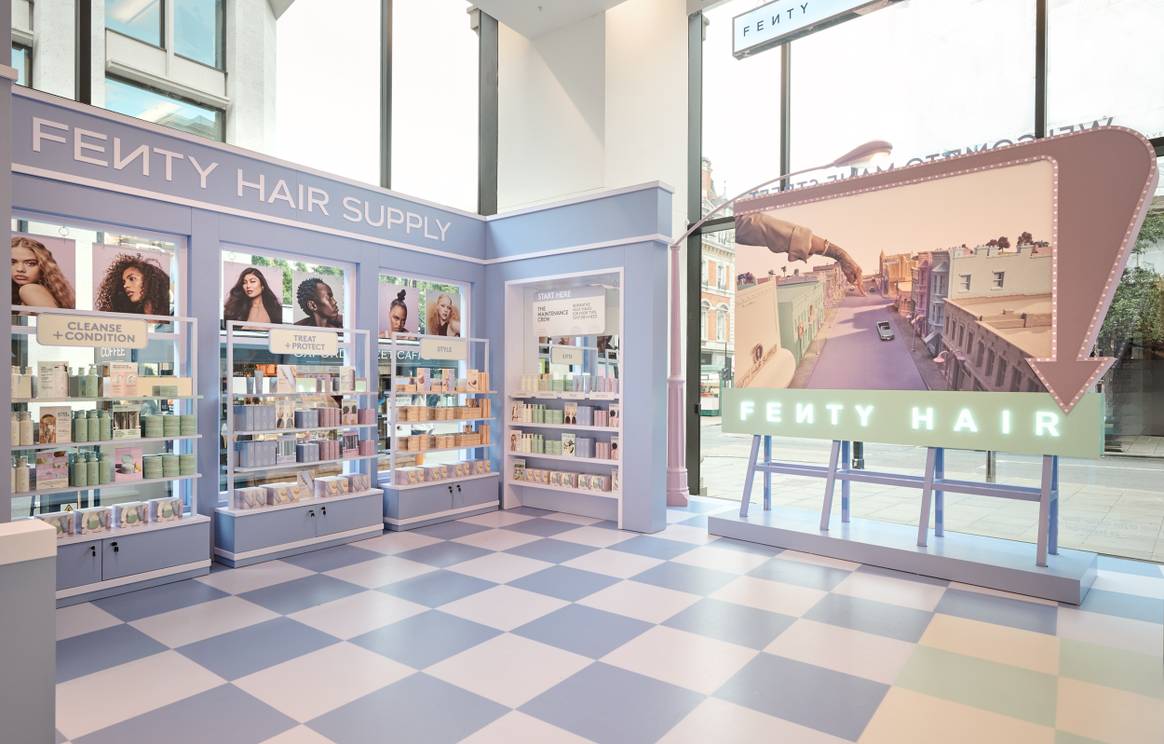 Fenty Hair ‘Mane Street’ pop-up at Selfridges Corner Shop