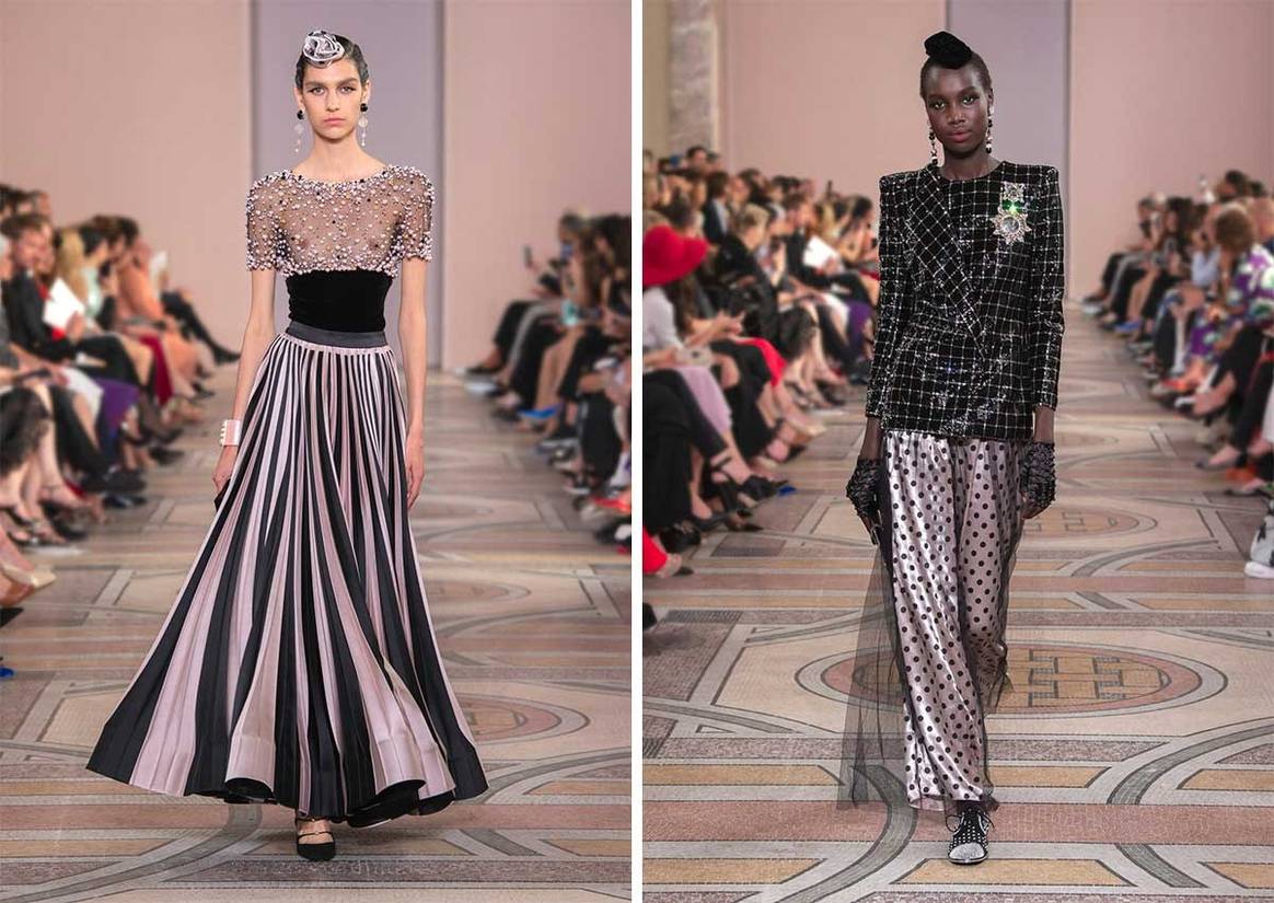 Armani reinterpreta el estilo “folk” durante la Semana de la Alta Costura de París