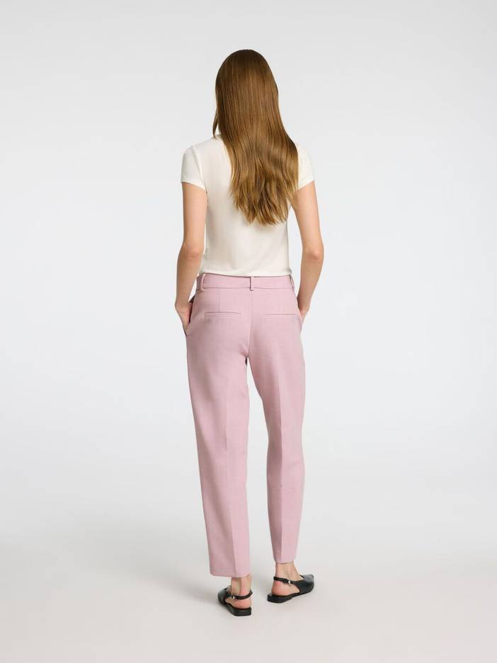 Cropped Tapered Fit Broek | Selected-Femme