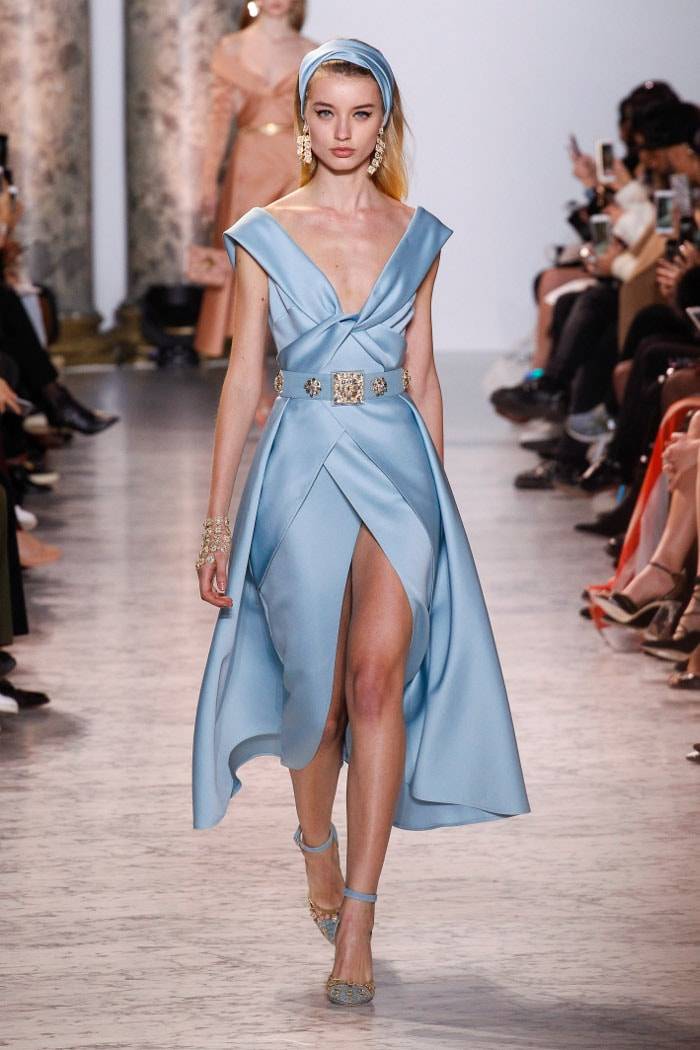 Valentino, Jean Paul Gaultier & Elie Saab veer between the sensual and the chaste at Paris Couture Week
