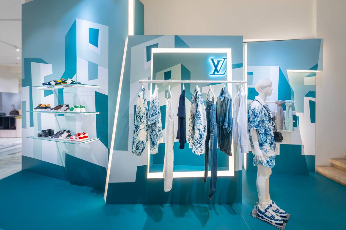 Pop-up store Louis Vuitton à Amsterdam.