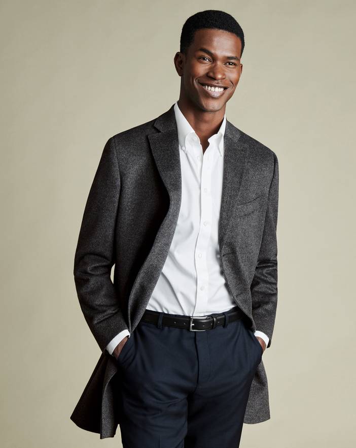 Men's Charles Tyrwhitt Overna coat | Charles Tyrwhitt