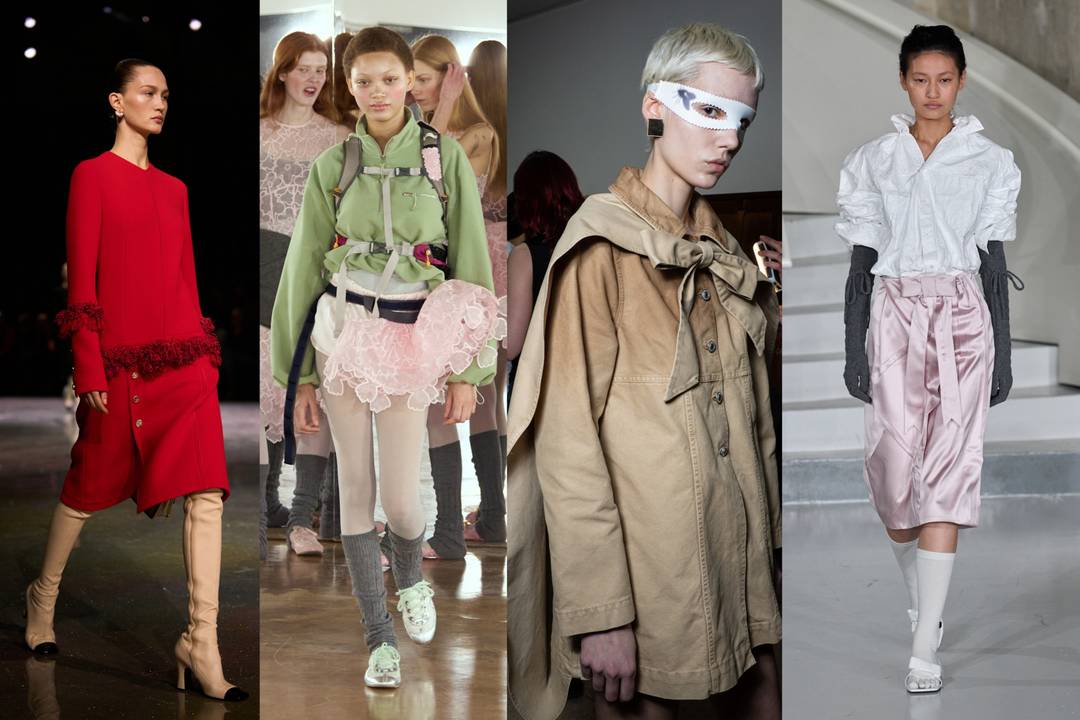 De gauche à droite : Chanel, Julie Kegels, Cecilie Bahnsen, Alainpaul FW26.