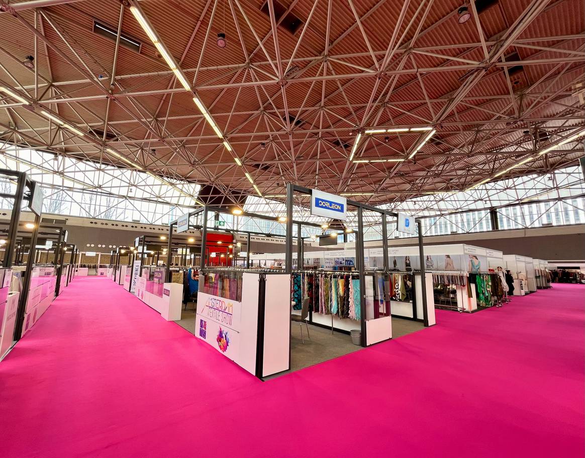 De eerste editie van Amsterdam Textile Show in de Rai Amsterdam.