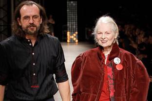 Westwood declares husband 'world's greatest fashion designer'